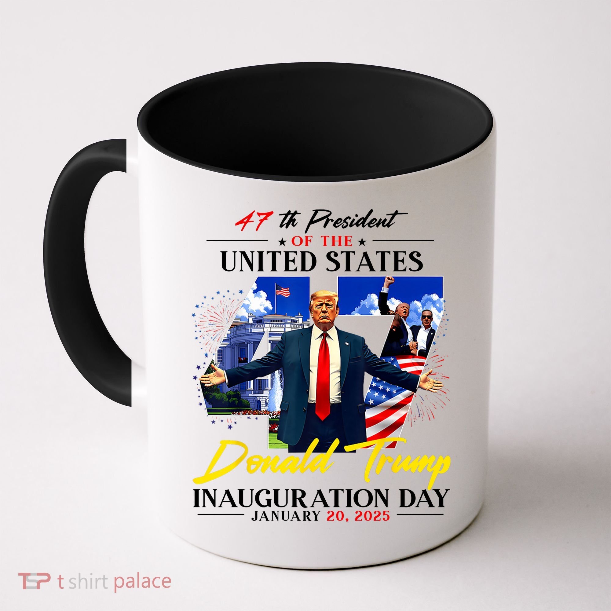 Donald Trump Inauguration Day 2025 47th President Coffee Mug