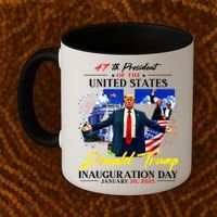Donald Trump Inauguration Day 2025 47th President Coffee Mug thumb 2