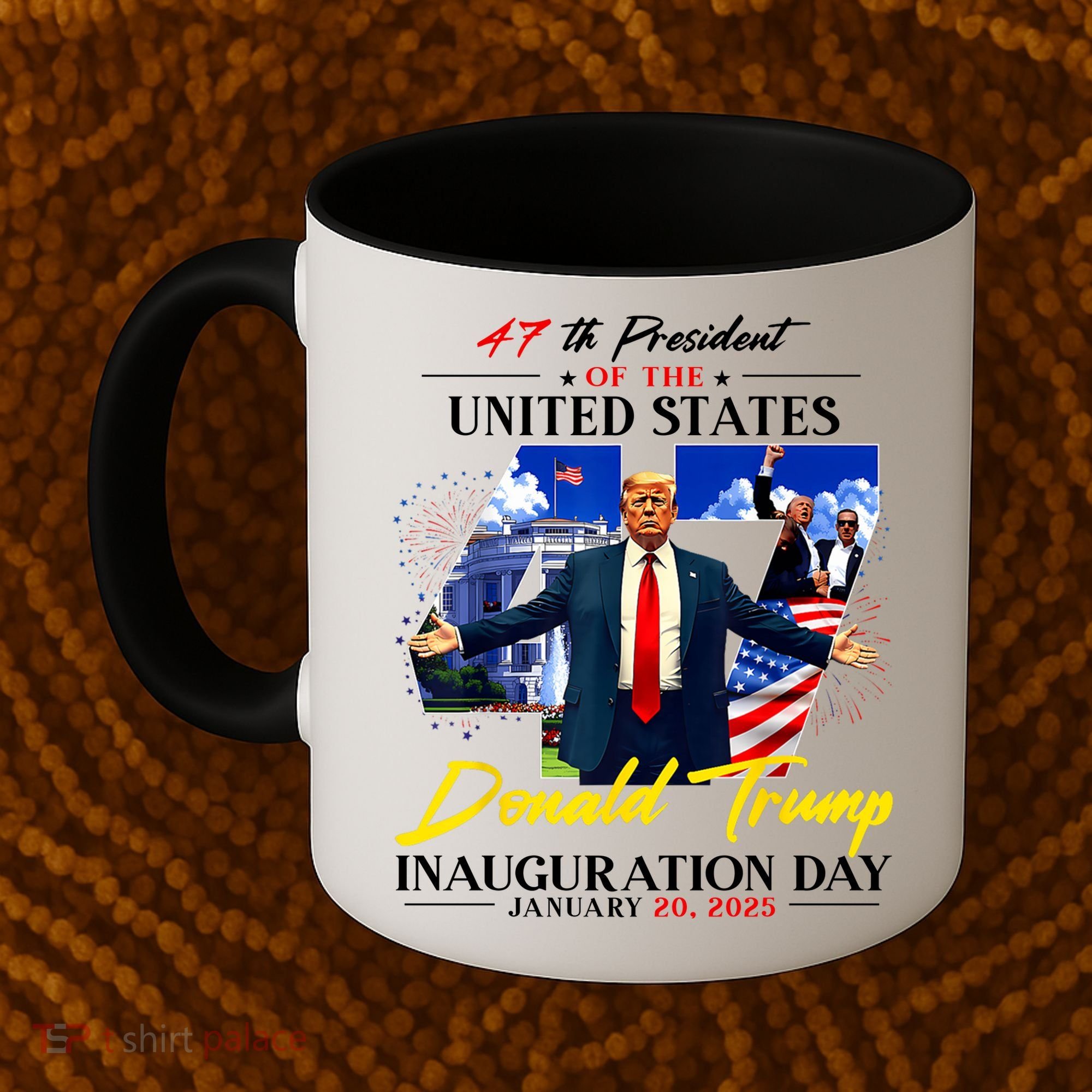 Donald Trump Inauguration Day 2025 47th President Coffee Mug