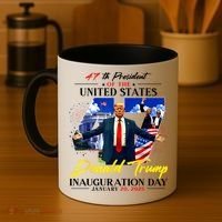 Donald Trump Inauguration Day 2025 47th President Coffee Mug thumb 4