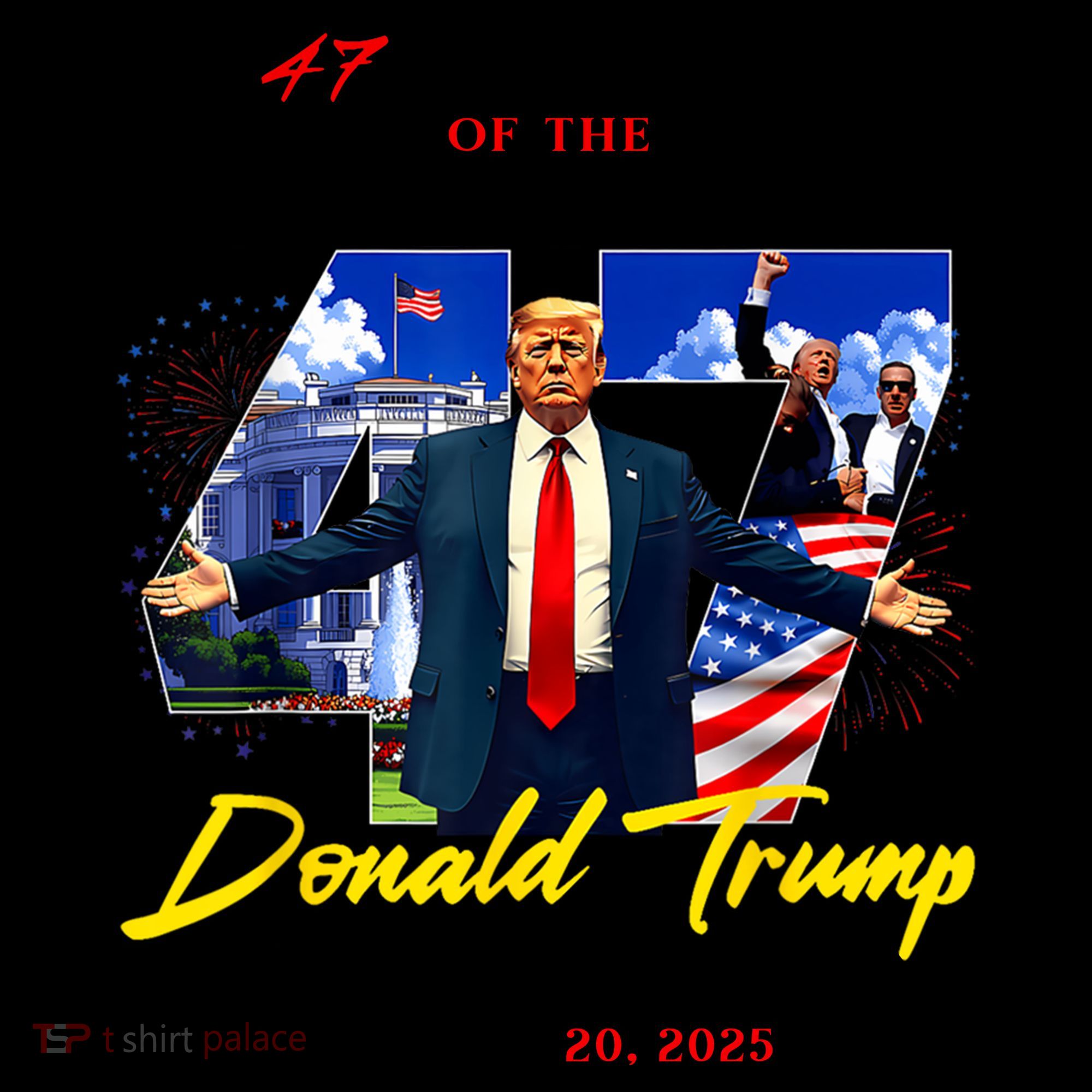 Donald Trump Inauguration Day 2025 47th President Coffee Mug