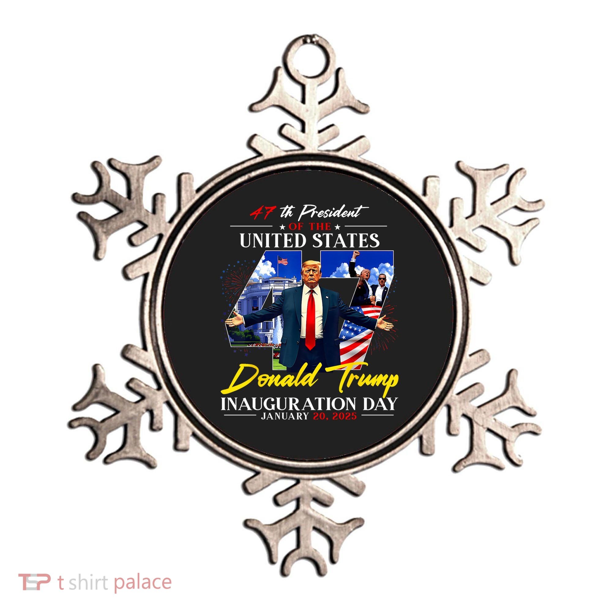 Donald Trump Inauguration Day 2025 47th President Ornament