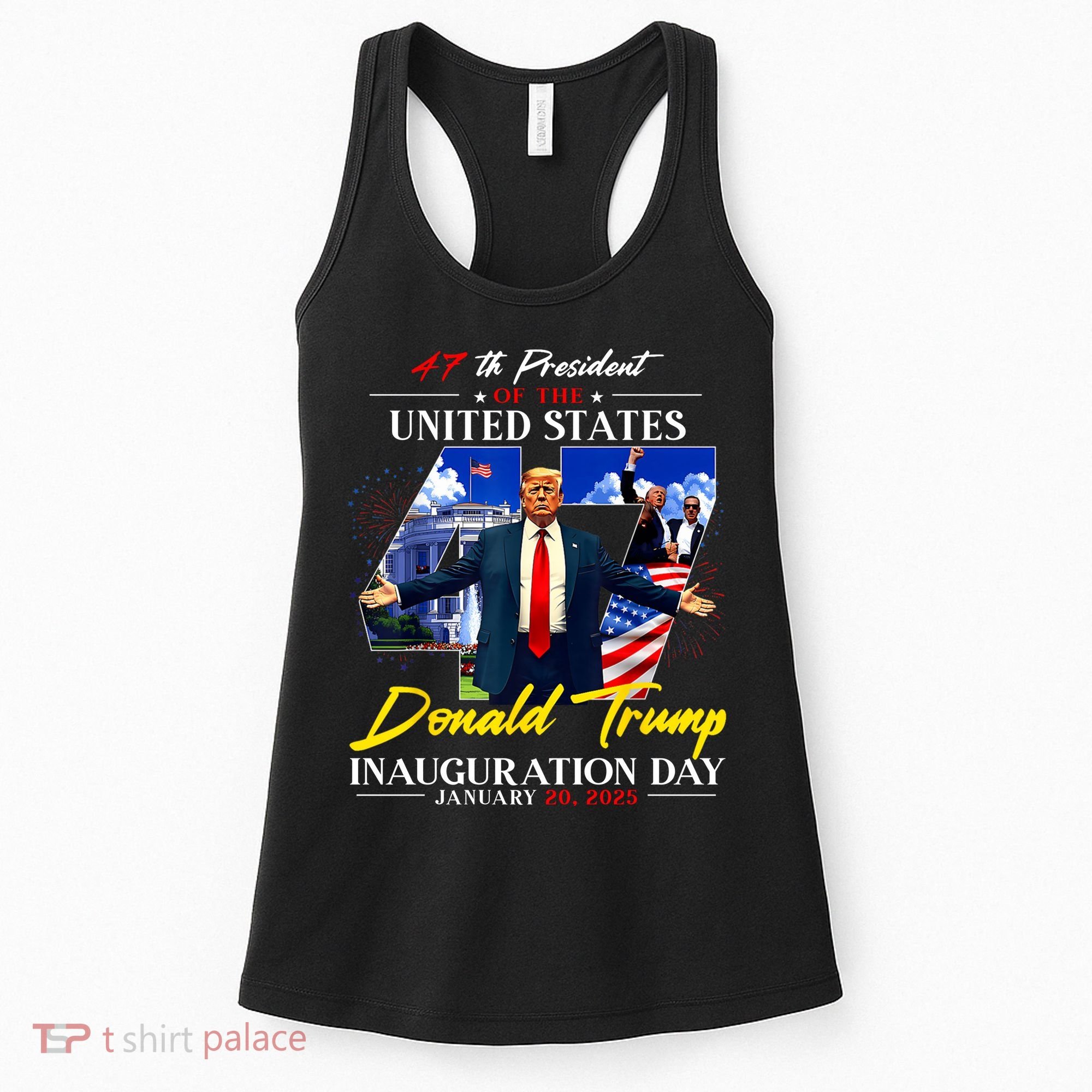 Donald Trump Inauguration Day 2025 47th President Women's Tank Top