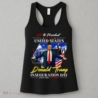 Donald Trump Inauguration Day 2025 47th President Women's Tank Top thumb 3