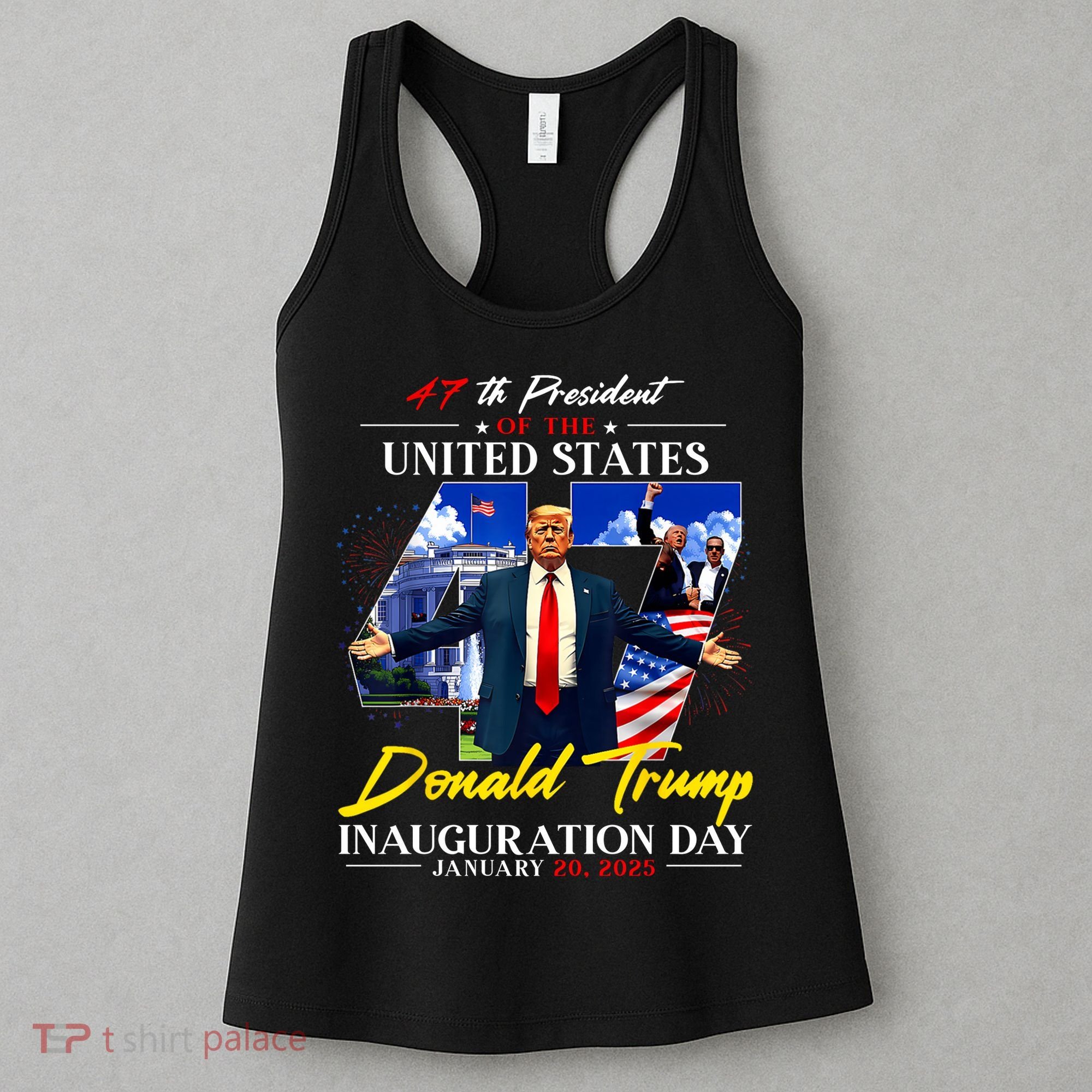 Donald Trump Inauguration Day 2025 47th President Women's Tank Top
