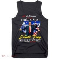 Donald Trump Inauguration Day 2025 47th President Tank Top thumb 0
