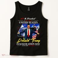 Donald Trump Inauguration Day 2025 47th President Tank Top thumb 2