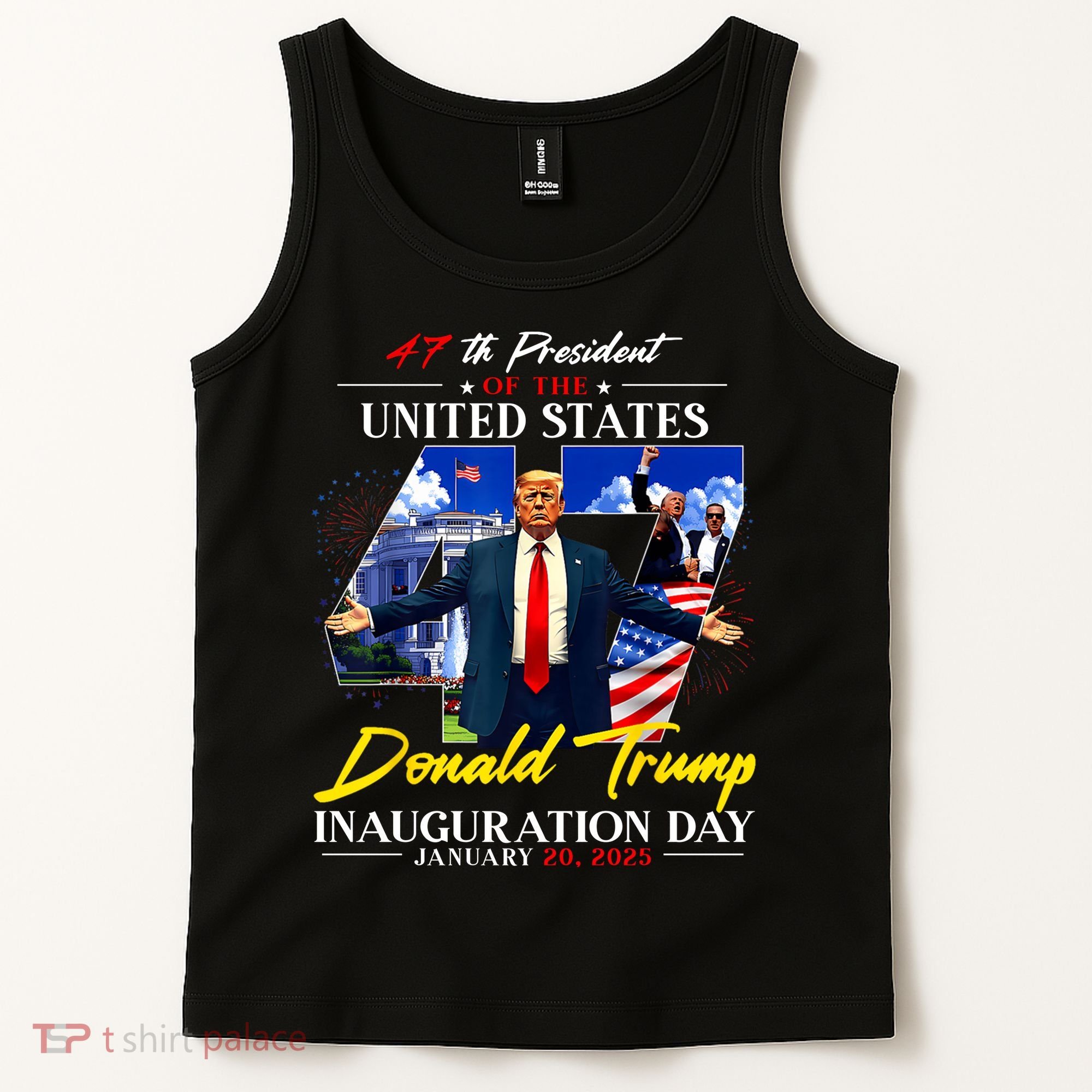 Donald Trump Inauguration Day 2025 47th President Tank Top