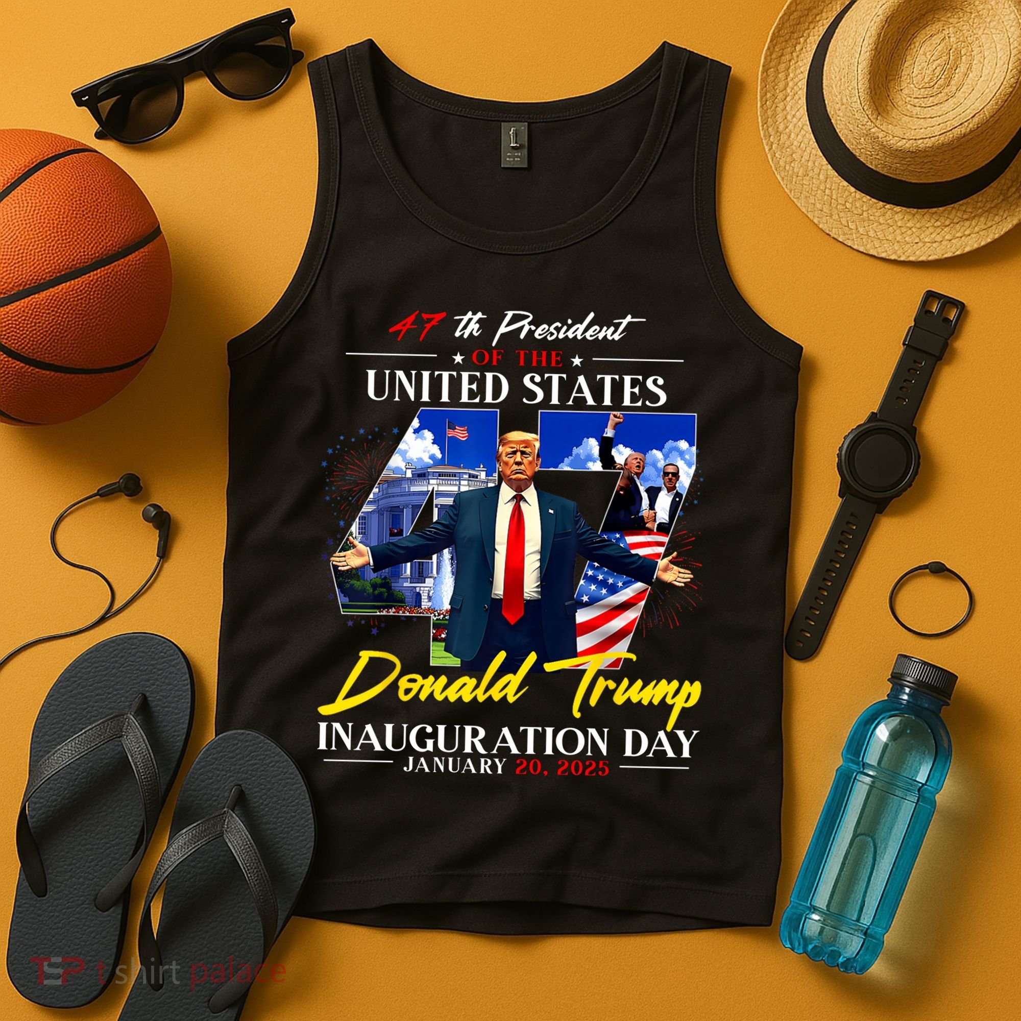 Donald Trump Inauguration Day 2025 47th President Tank Top