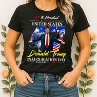 Donald Trump Inauguration Day 2025 47th President Women's T-Shirt thumb 2