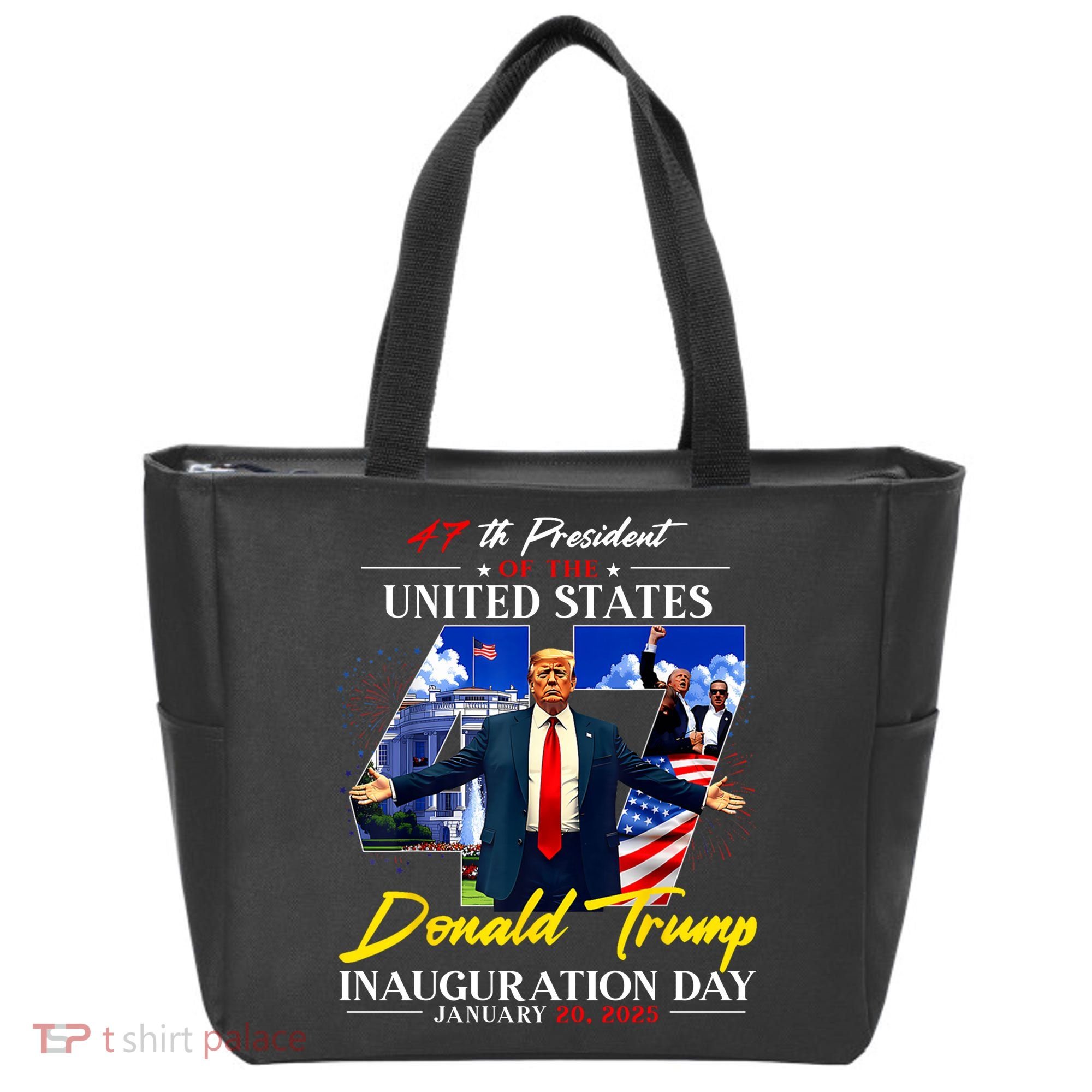 Donald Trump Inauguration Day 2025 47th President Tote Bag