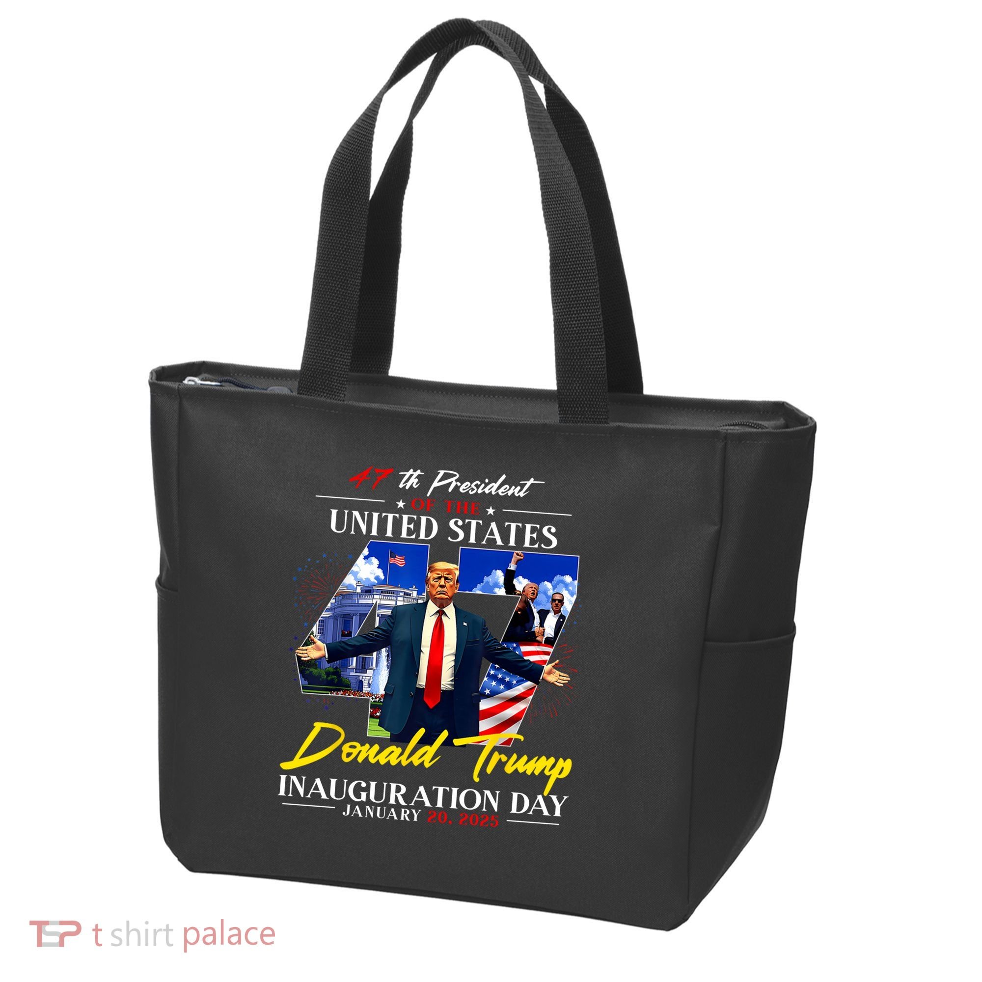 Donald Trump Inauguration Day 2025 47th President Tote Bag