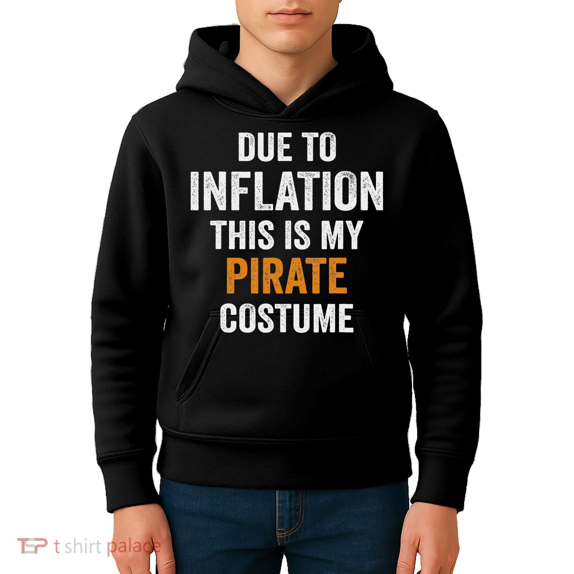 Due To Inflation This Is My Pirate Costume Halloween Kids Hoodie