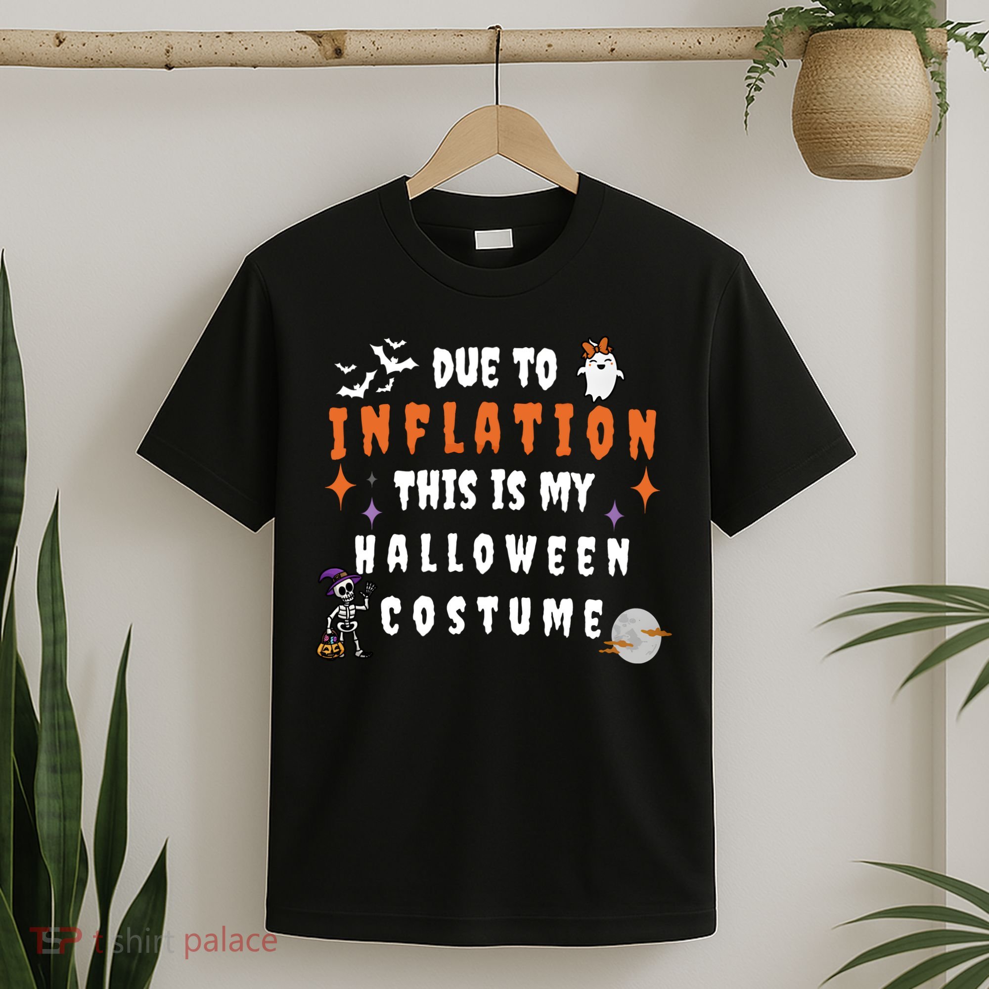 Due To Inflation This Is My Costume For Halloween Party T-Shirt