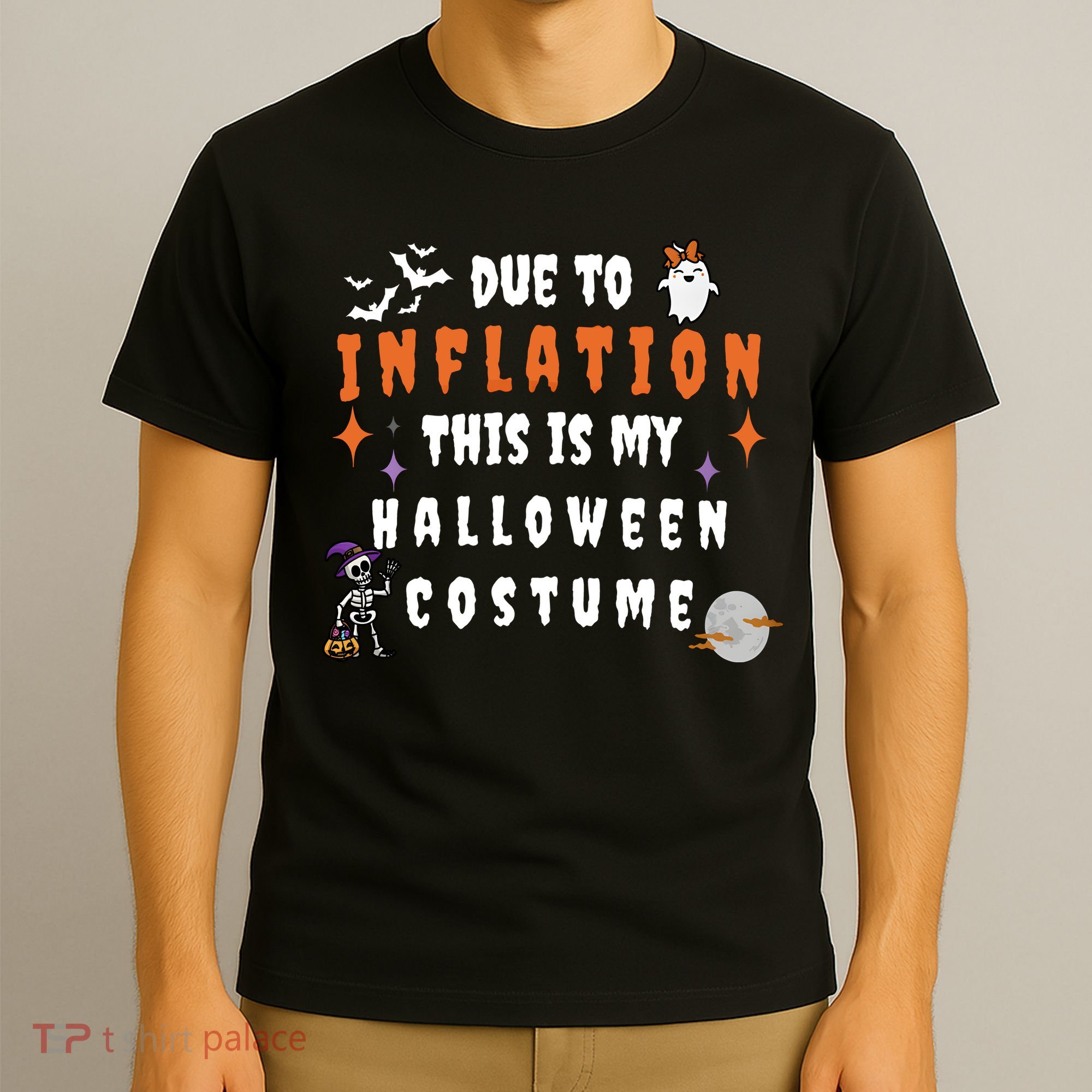Due To Inflation This Is My Costume For Halloween Party T-Shirt