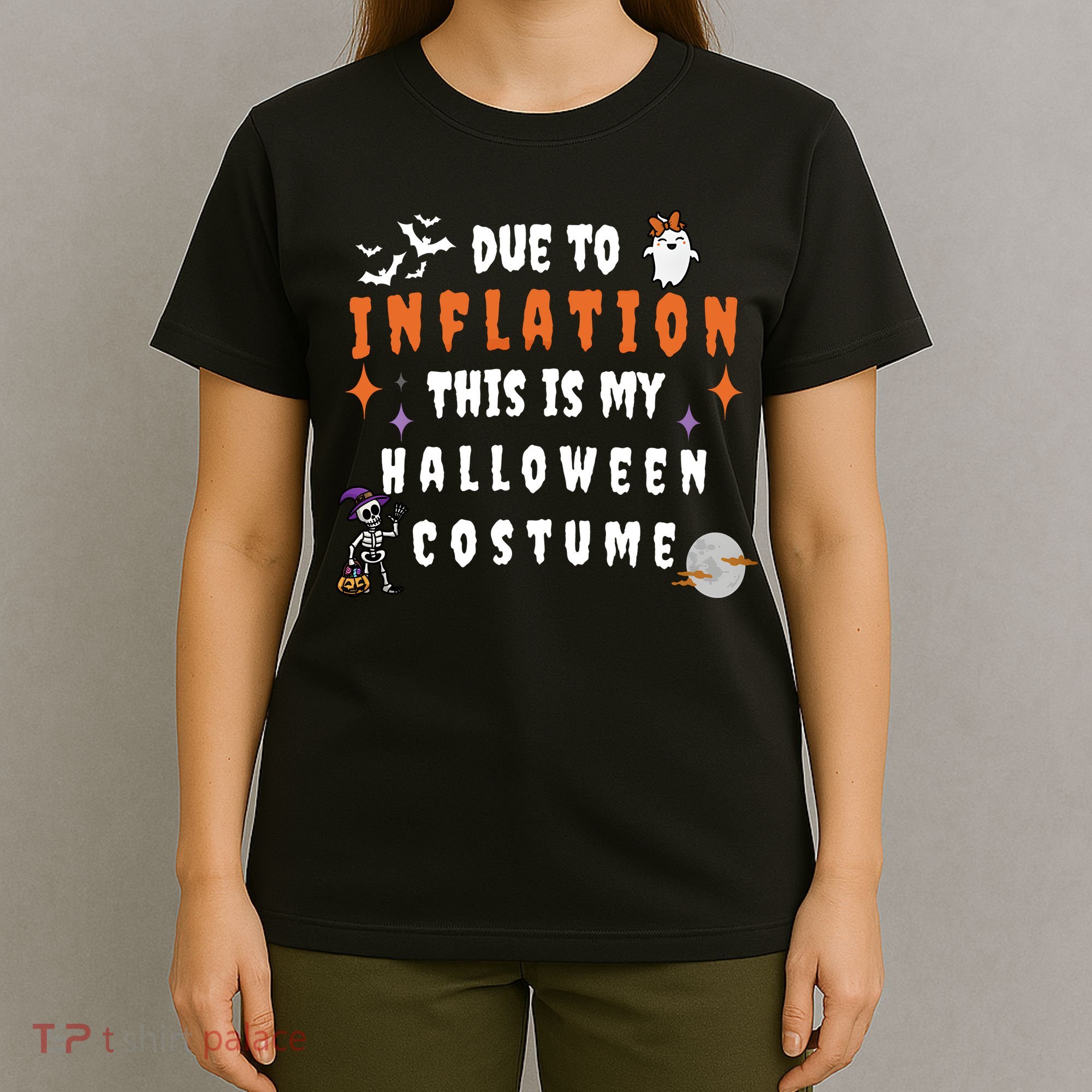 Due To Inflation This Is My Costume For Halloween Party T-Shirt