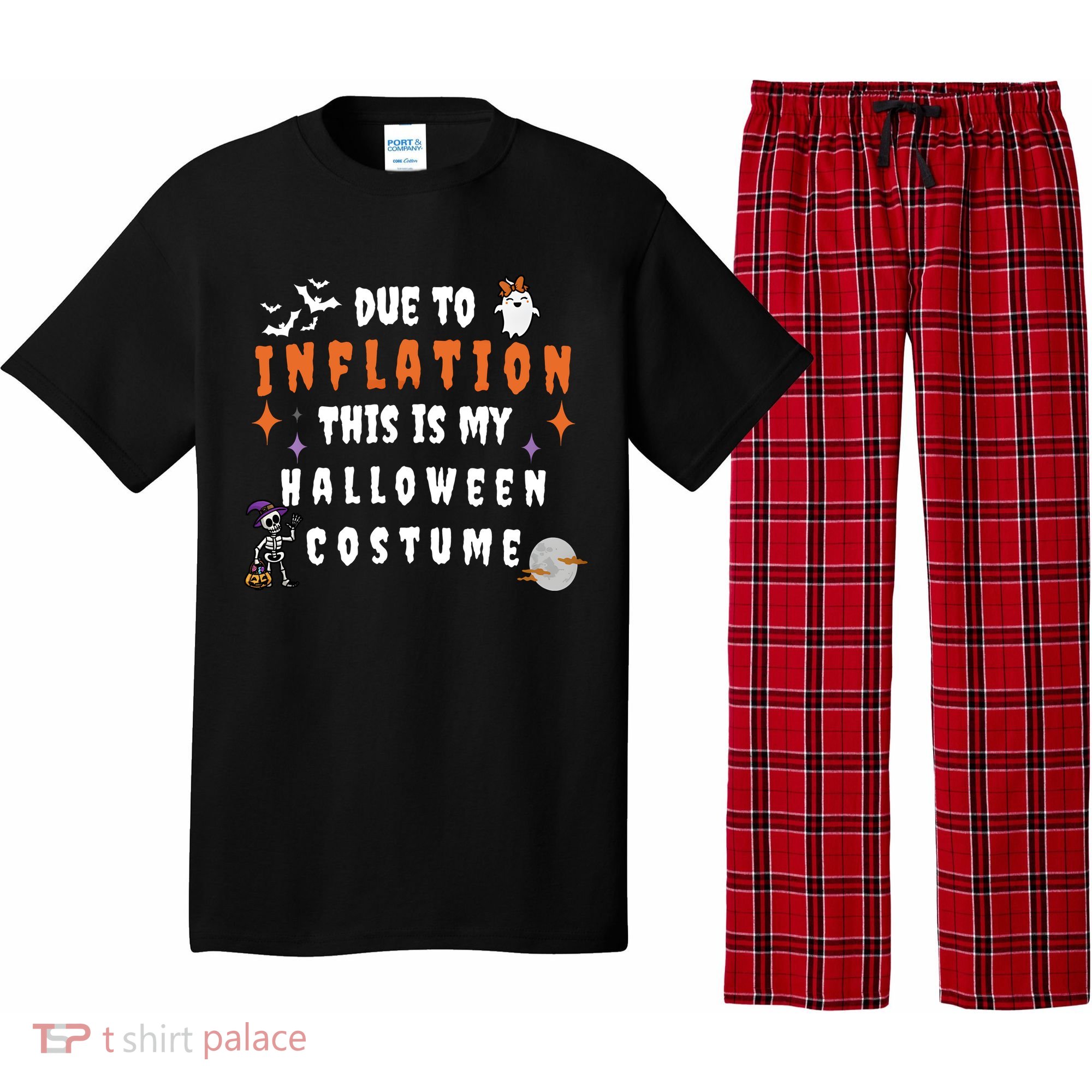Due To Inflation This Is My Costume For Halloween Party Pajama Set