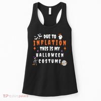 Due To Inflation This Is My Costume For Halloween Party Women's Tank Top thumb 0