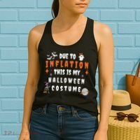 Due To Inflation This Is My Costume For Halloween Party Women's Tank Top thumb 2