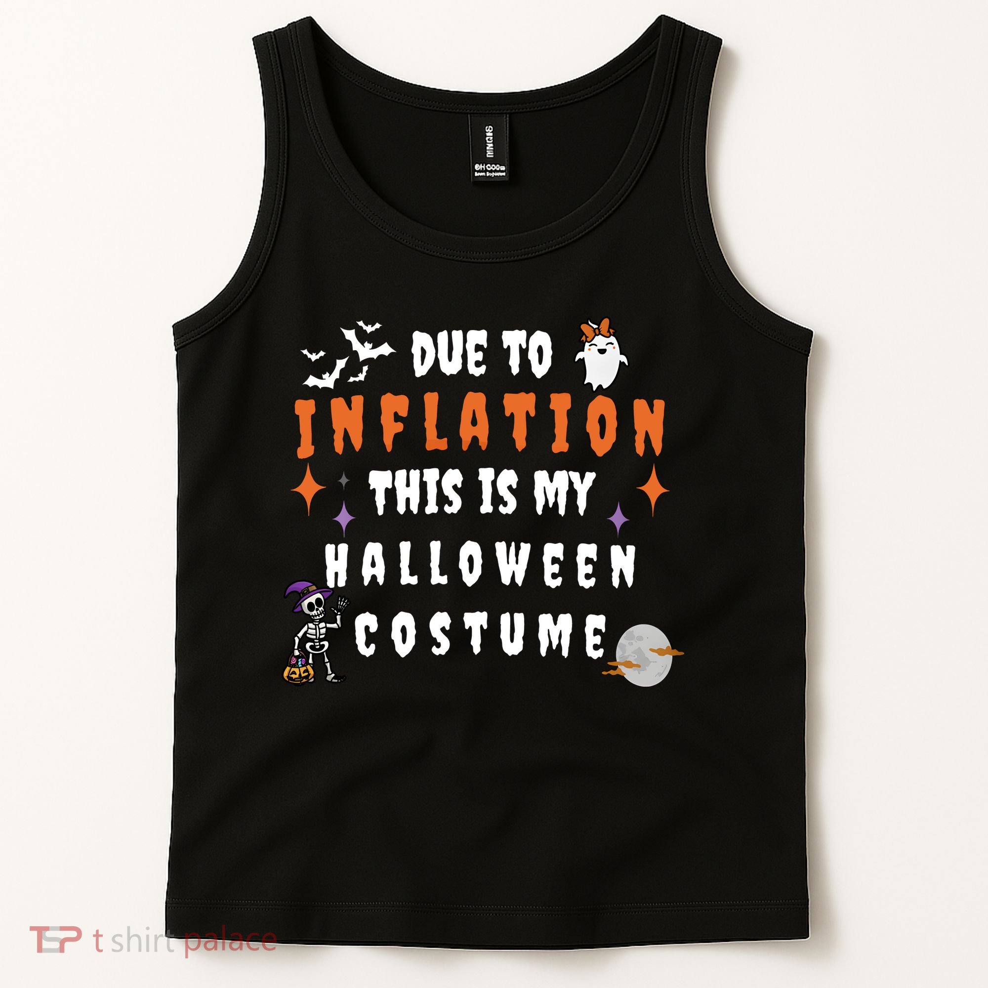 Due To Inflation This Is My Costume For Halloween Party Tank Top