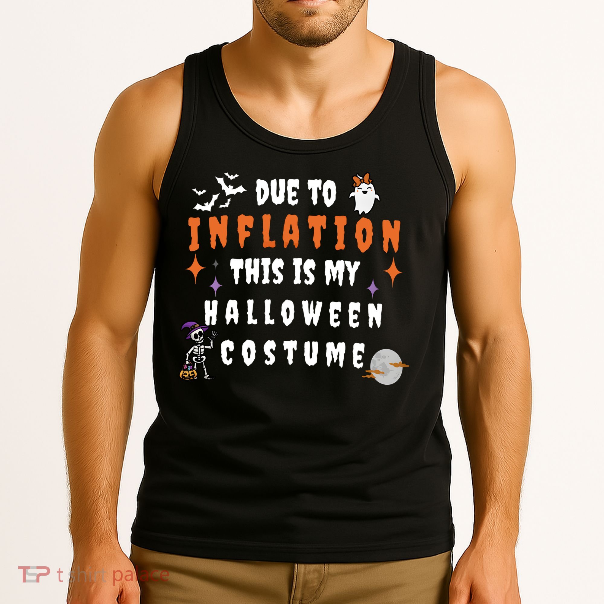 Due To Inflation This Is My Costume For Halloween Party Tank Top