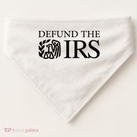 Defund The IRS USA-Made Doggie Bandana thumb 0