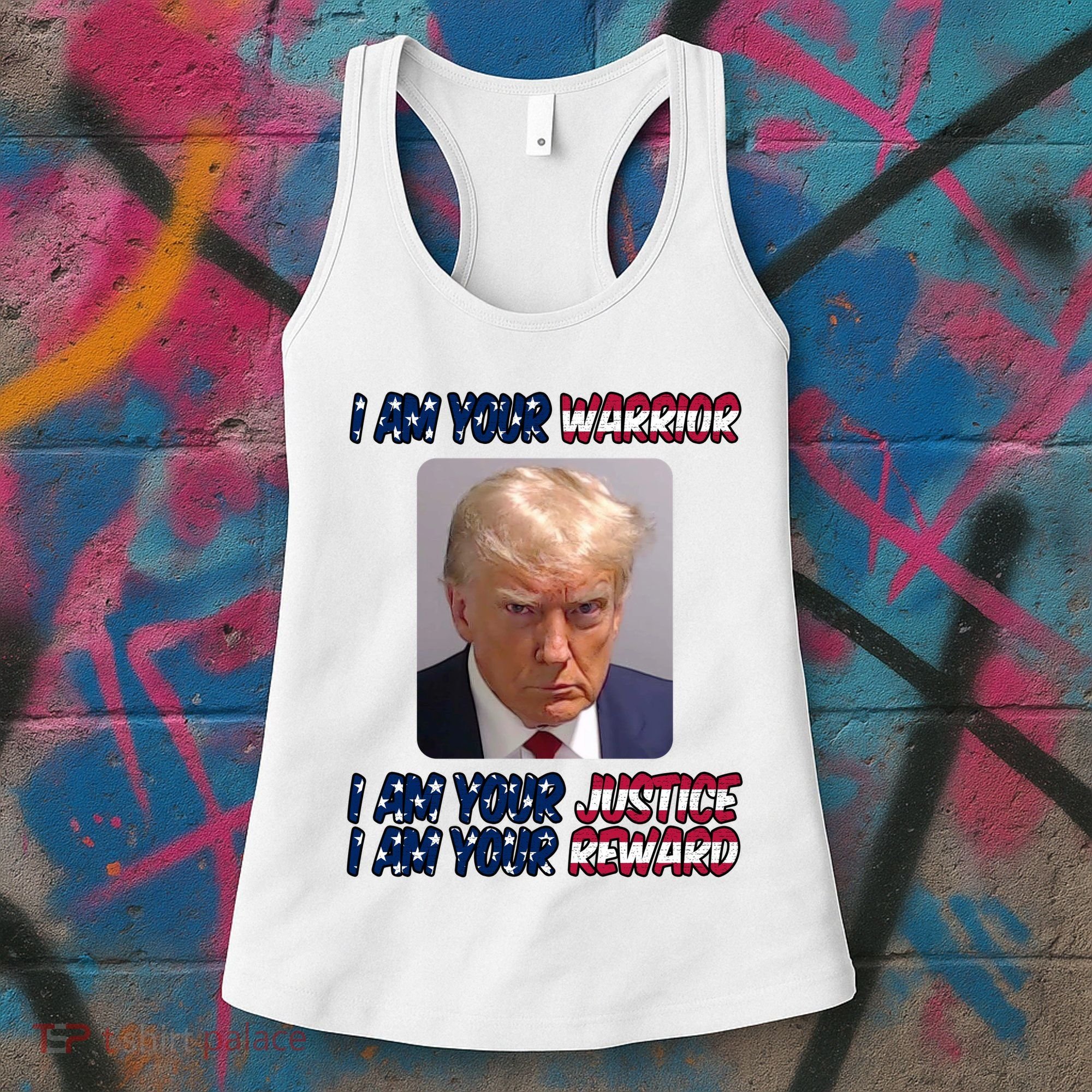 Donald Trump I Am Your Warrior I Am Your Justice I Am Your Reward Women's Tank Top