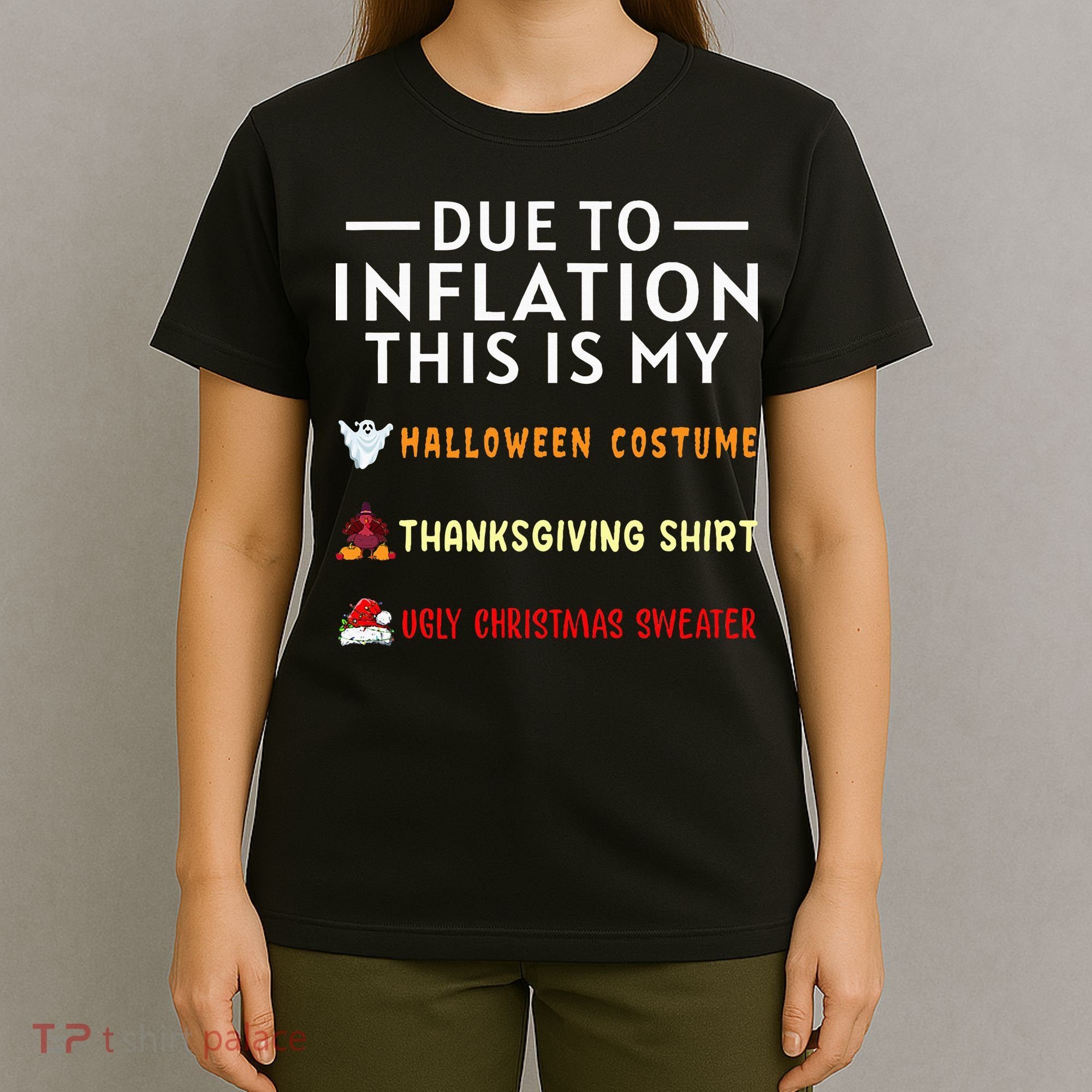 Due To Inflation This Is My Funny Halloween Costume T-Shirt