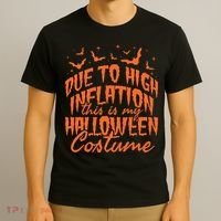 Due To Inflation This Is My Halloween Costume T-Shirt thumb 3