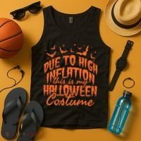 Due To Inflation This Is My Halloween Costume Tank Top thumb 4