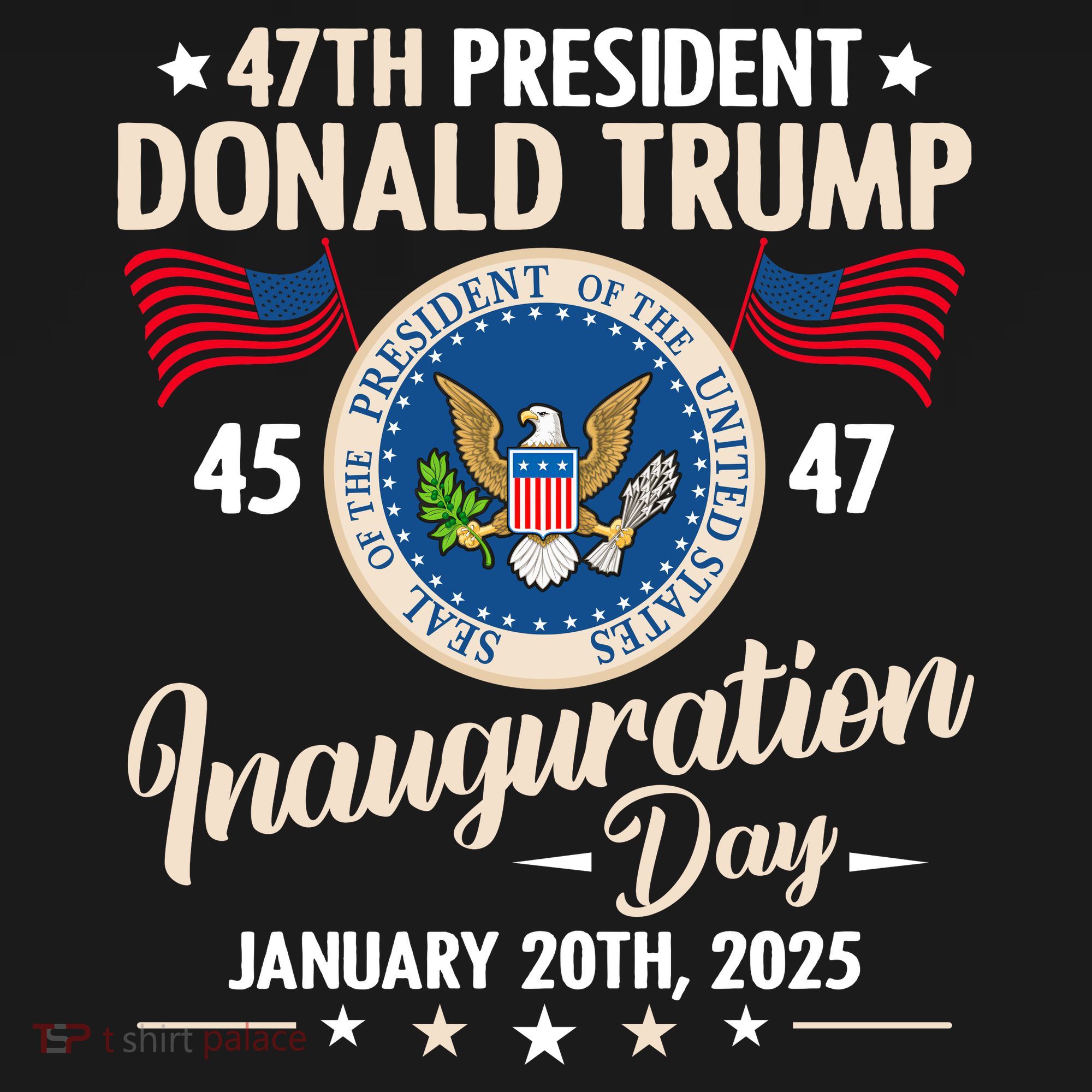 Donald Trump Inauguration Day 2025 47th Backpack