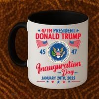Donald Trump Inauguration Day 2025 47th Coffee Mug thumb 2