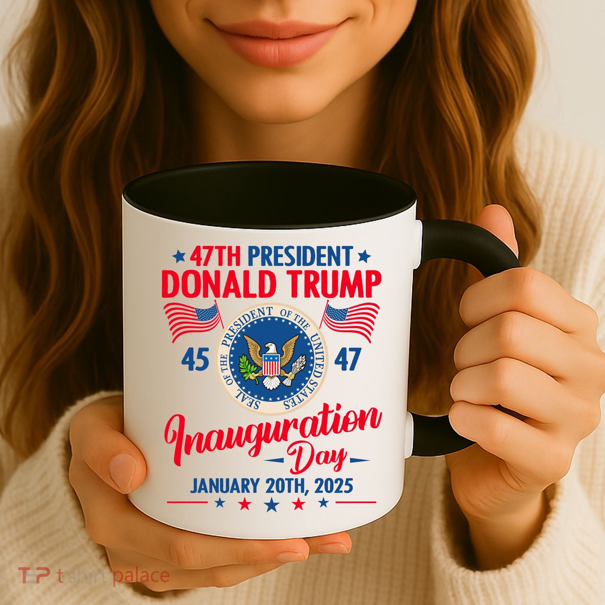 Donald Trump Inauguration Day 2025 47th Coffee Mug
