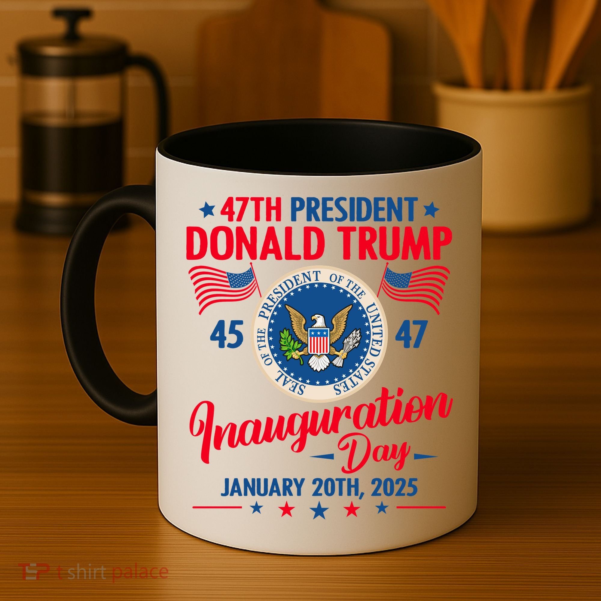 Donald Trump Inauguration Day 2025 47th Coffee Mug
