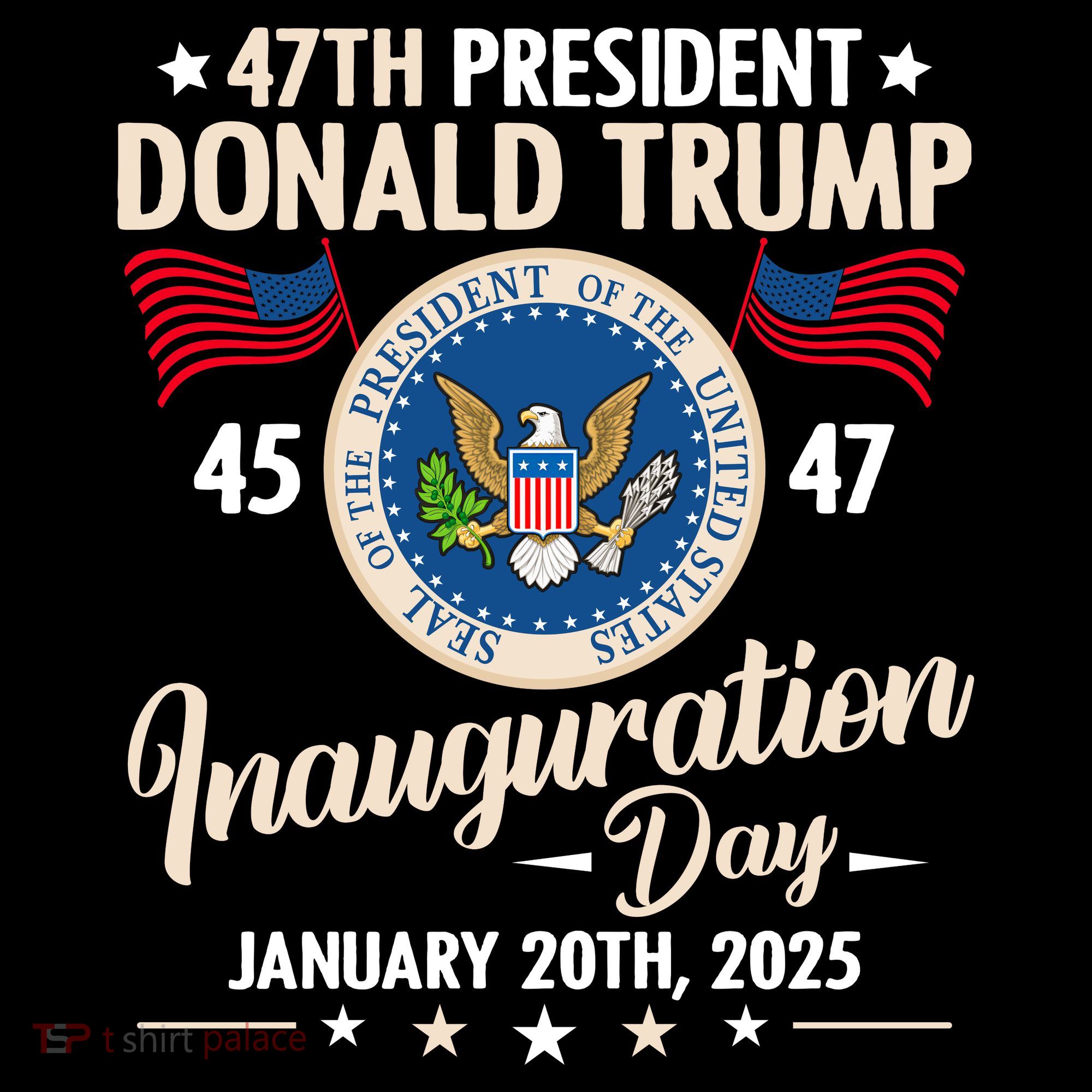 Donald Trump Inauguration Day 2025 47th Ornament