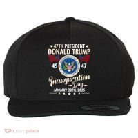 Donald Trump Inauguration Day 2025 47th Wool Snapback Cap thumb 0
