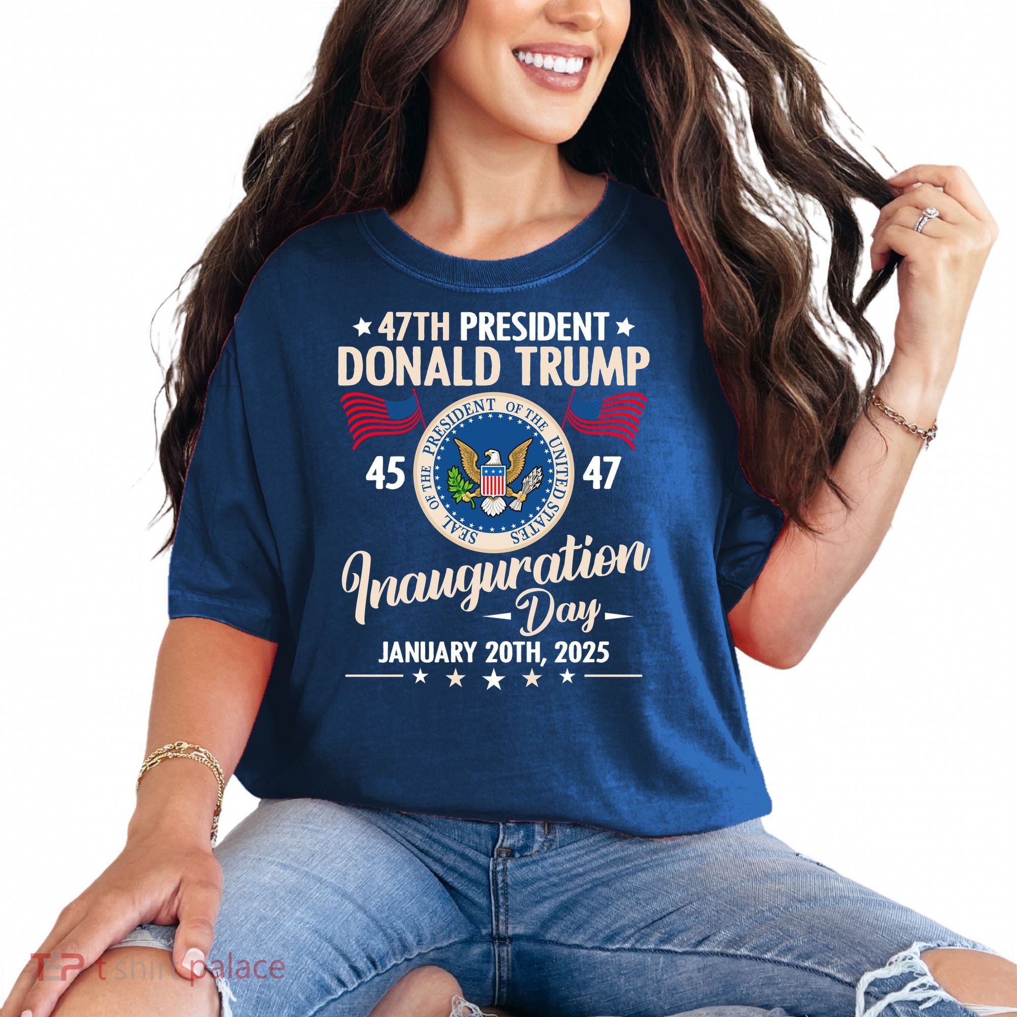 Donald Trump Inauguration Day 2025 47th Comfort Colors T-Shirt