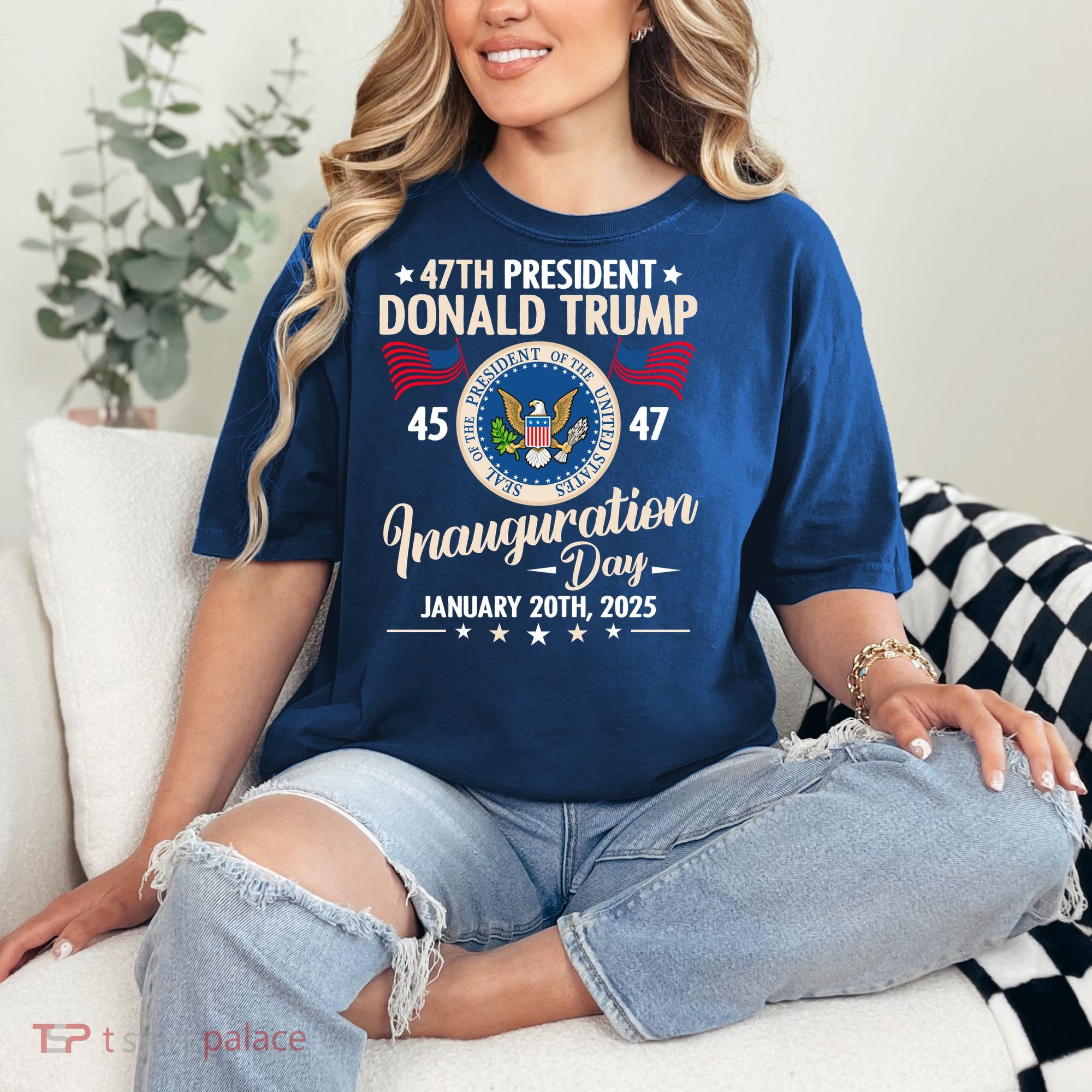Donald Trump Inauguration Day 2025 47th Comfort Colors T-Shirt