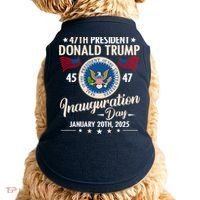 Donald Trump Inauguration Day 2025 47th Doggie Tank thumb 0