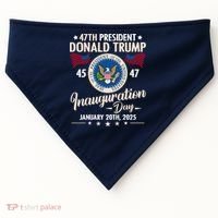 Donald Trump Inauguration Day 2025 47th USA-Made Doggie Bandana thumb 0