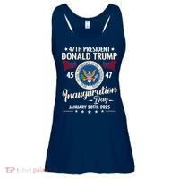 Donald Trump Inauguration Day 2025 47th Ladies Essential Flowy Tank thumb 0