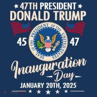 Donald Trump Inauguration Day 2025 47th Baby Bodysuit thumb 2