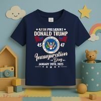 Donald Trump Inauguration Day 2025 47th Toddler T-Shirt thumb 3