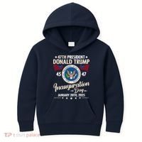 Donald Trump Inauguration Day 2025 47th Kids Hoodie thumb 0