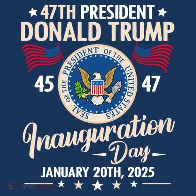 Donald Trump Inauguration Day 2025 47th Kids Tie-Dye T-Shirt