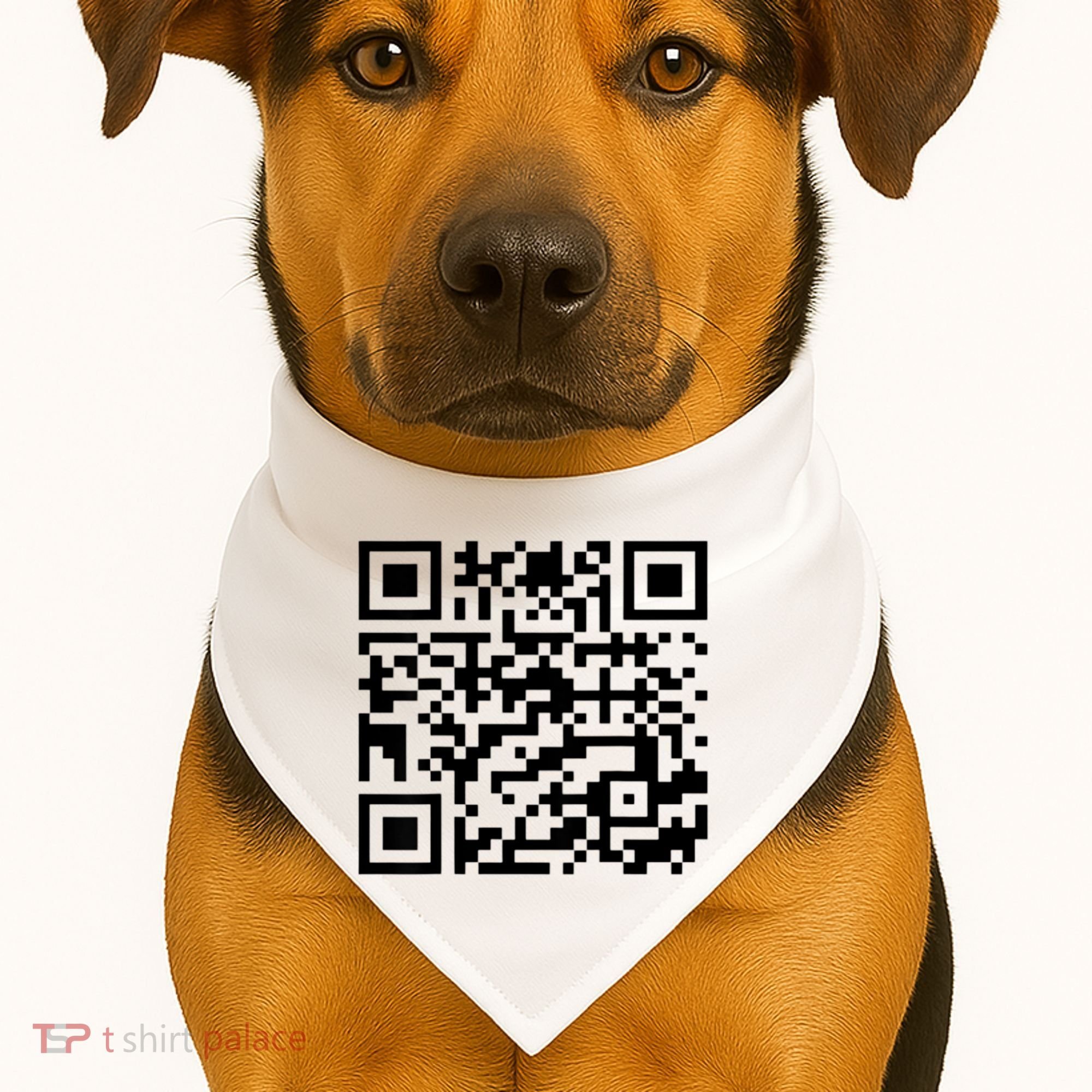 Donald Trump Is Your President Qr Trump USA-Made Doggie Bandana