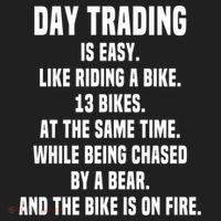Day Trading Is Easy Funny Day Trader Stock Market Gift Beanie thumb 2