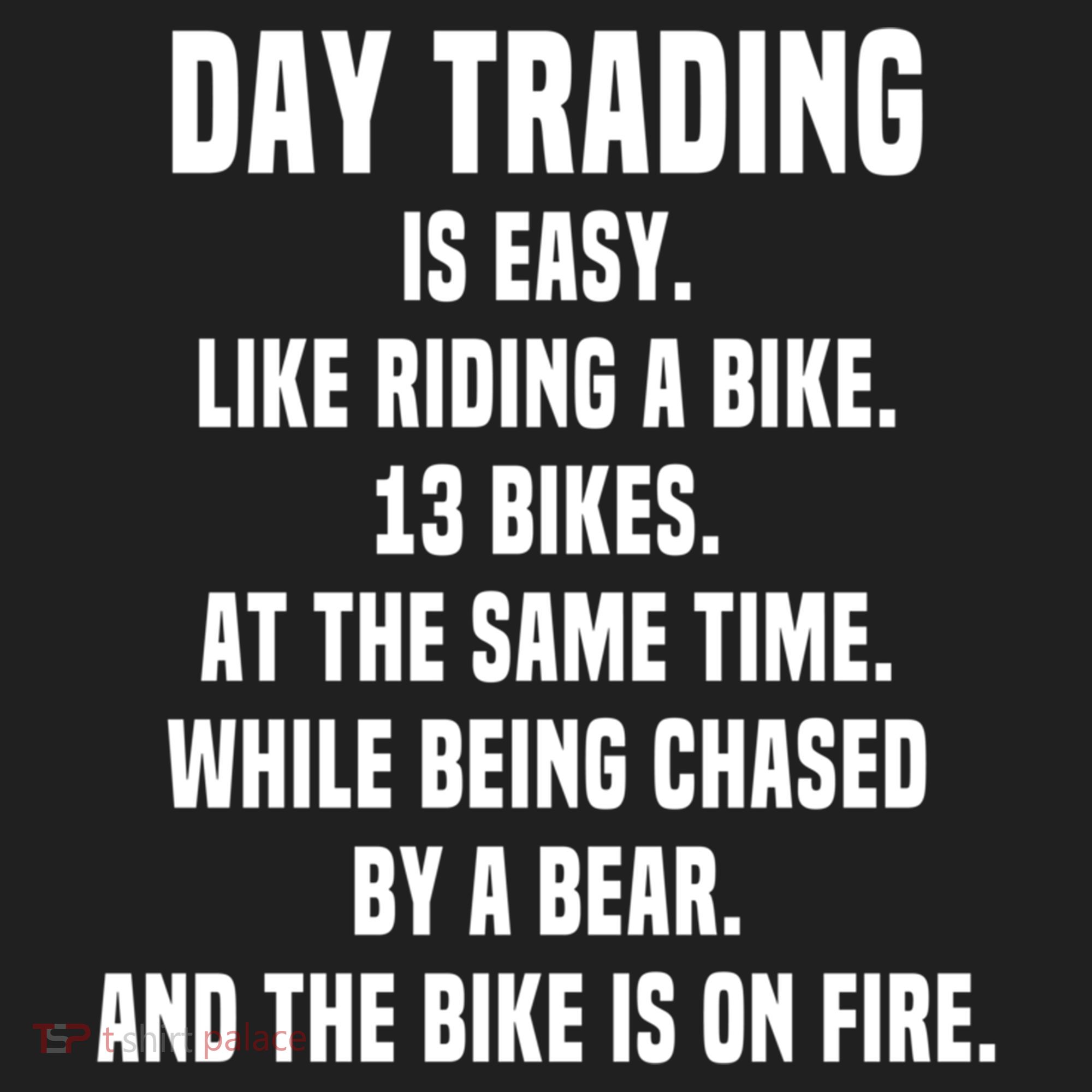 Day Trading Is Easy Funny Day Trader Stock Market Gift Beanie