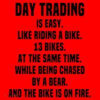 Day Trading Is Easy Funny Day Trader Stock Market Gift Santa Hat thumb 1