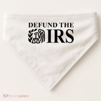 Defund The IRS USA-Made Doggie Bandana thumb 0